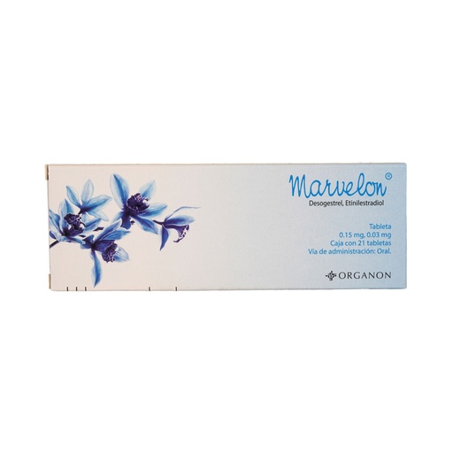 MARVELON 0.15/0.03MG TABLETAS CON 21