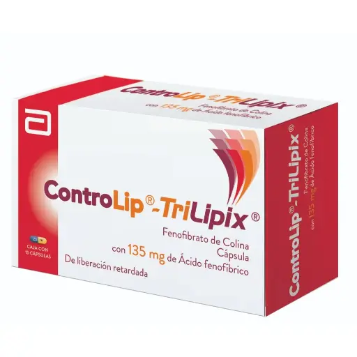 CONTROLIP-TRILIPIX 135MG CAPSULAS CON 15