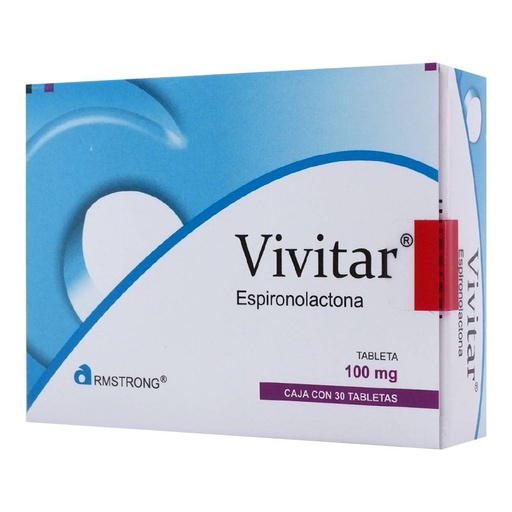 VIVITAR 100MG TABLETAS CON 30
