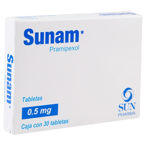 SUNAM 0.5MG TABLETAS CON 30