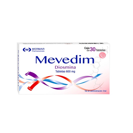 MEVEDIM 600MG TABLETAS CON 30 (GI)
