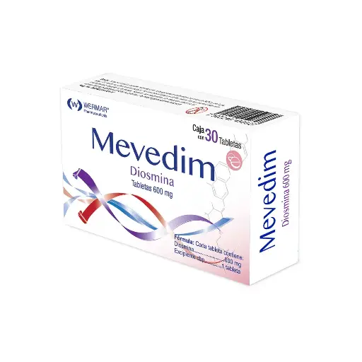 MEVEDIM 600MG TABLETAS CON 30 (GI)