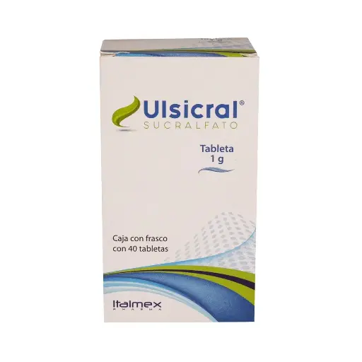 ULSICRAL 1G TABLETAS CON 40