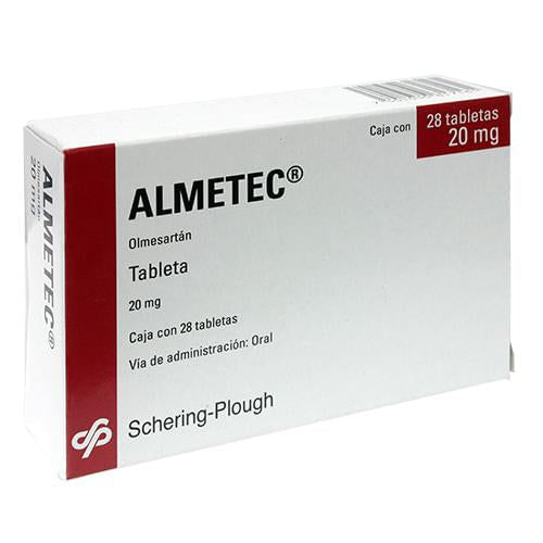 ALMETEC 20MG TABLETAS CON 28