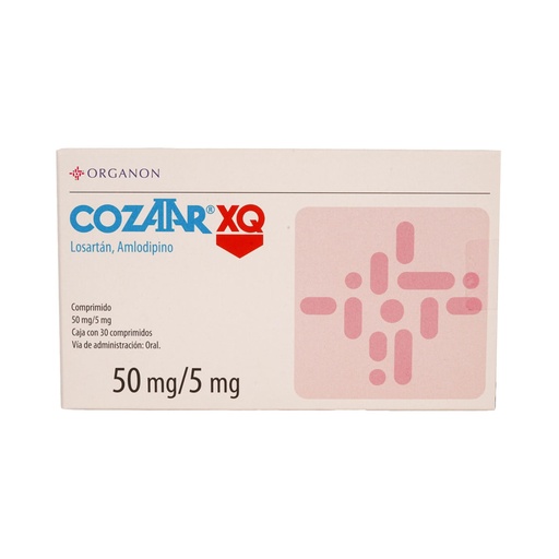COZAAR XQ 50/5MG COMPRIMIDOS CON 30