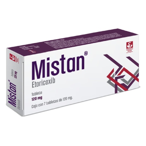 MISTAN 120MG TABLETAS CON 7