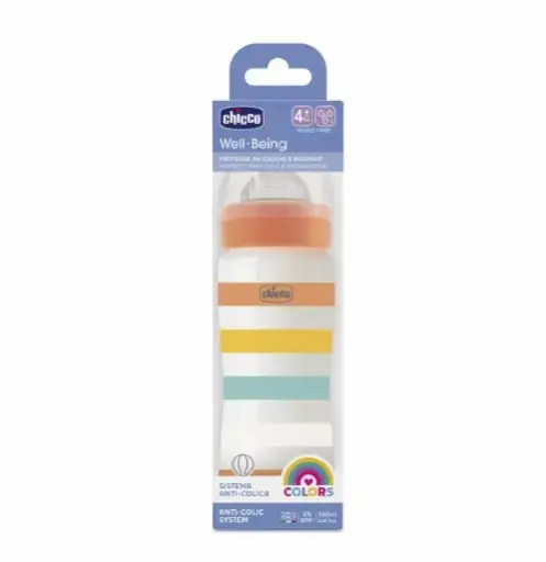 BIBERON CHICCO WB ANTI-COL AMARILLO 330ML *