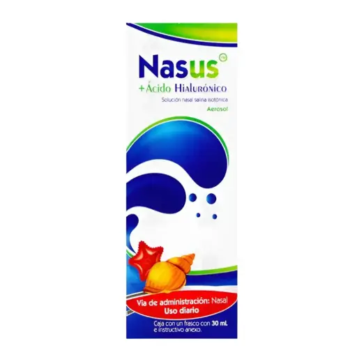 NASUS + ACIDO HIALURONICO HIDRAU SOLUCION NASAL AEROSOL 30ML