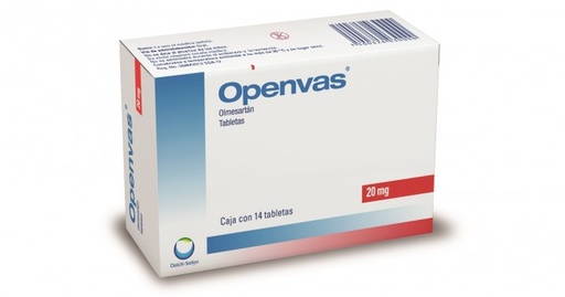 OPENVAS 20MG TABLETAS CON 14