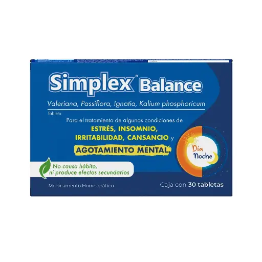 SIMPLEX BALANCE TABLETAS CON 30