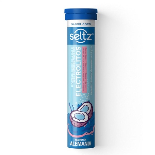 SELTZ ELEC SUP ALIM COCO TAB EFERV C/13