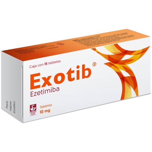 EXOTIB 10 MG TABLETAS CON 15