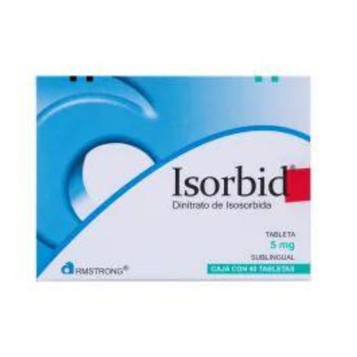 ISORBID 5MG TABLETAS SL CON 40