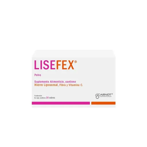 LISEFEX SUPLEMENTO ALIMENTICIO POLVO SOBRES CON 30