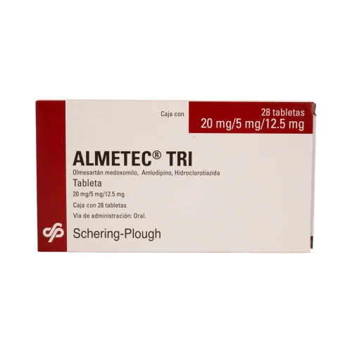 ALMETEC TRI 20/5/12.5MG TABLETAS CON 28