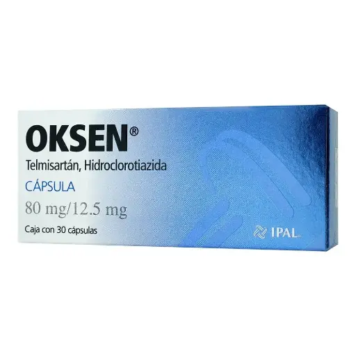 OKSEN 80/12.5MG CAPSULAS CON 30