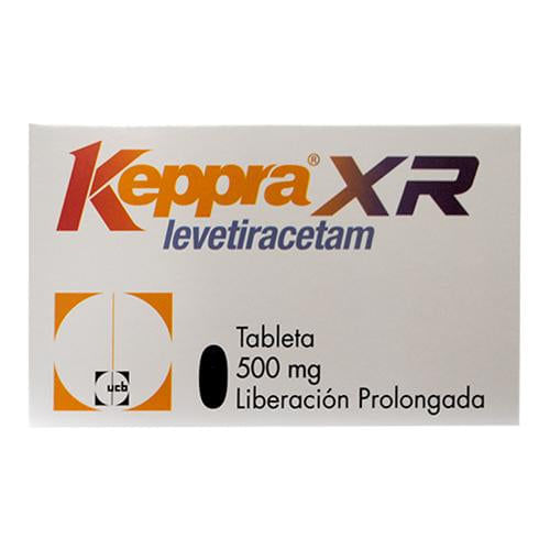 KEPPRA XR 500MG TABLETAS CON 60