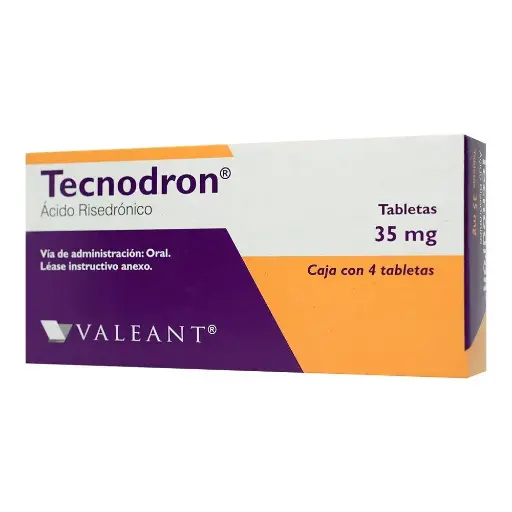 TECNODRON 35MG TABLETAS CON 4