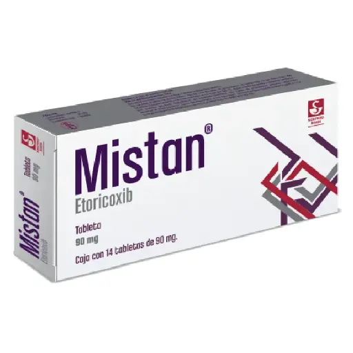MISTAN 90MG TABLETAS CON 14