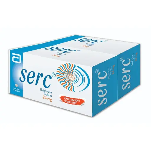 SERC 24MG TABLETAS CON 30+30
