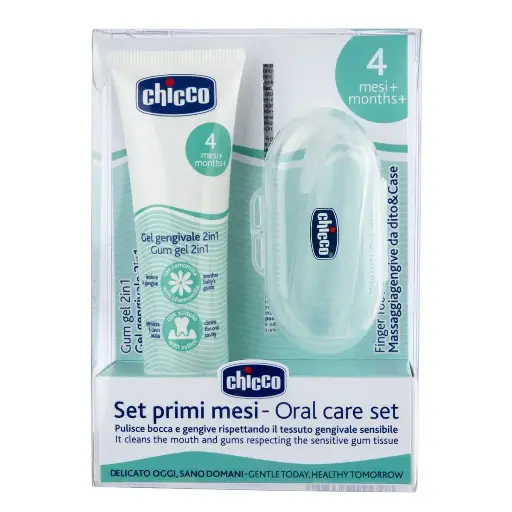 SET ORAL CHICCO ENCIAS GEL+DEDAL PARA BEBE N