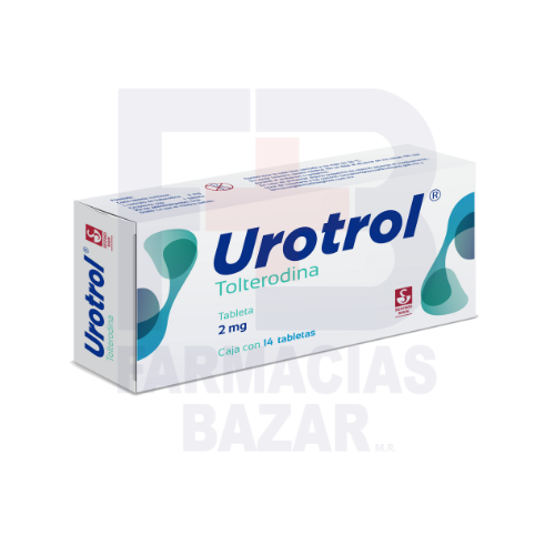 UROTROL 2MG FCO TABLETAS CON 14