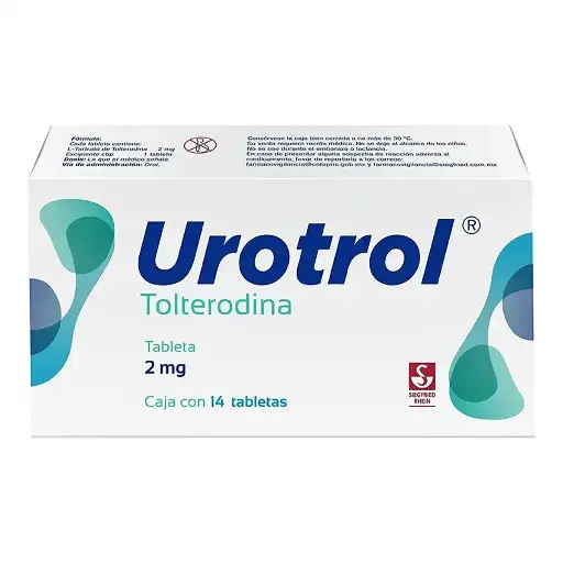 UROTROL 2MG FCO TABLETAS CON 14