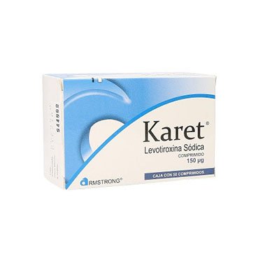 KARET 150MCG COMPRIMIDOS CON 50