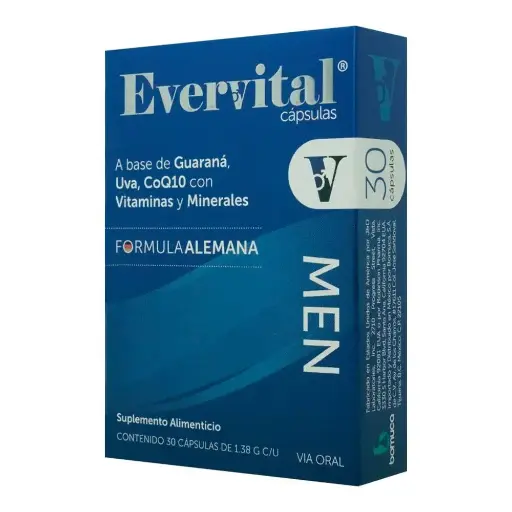 EVERVITAL MEN SUP ALIM CAPS C/30
