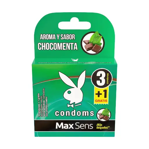 PRESERVATIVO PLAYBOY MAX SENS CHMTA CON 3