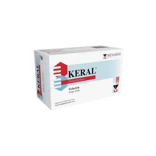 KERAL 25MG/10ML SOLUCION SOBRES CON 20