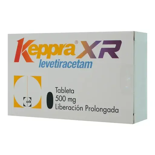 KEPPRA XR 500MG TABLETAS CON 30