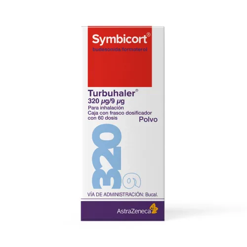 SYMBICORT 320/9MCG POLVO CON 60 DOSIS