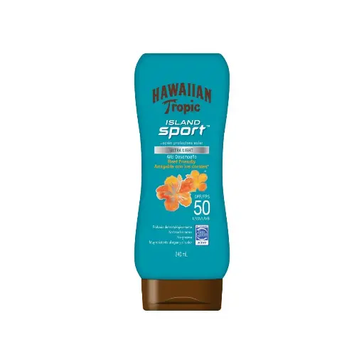 BLOQUEADOR HAWAIIAN TROPIC ISLAND SPORT FPS50+ 240ML