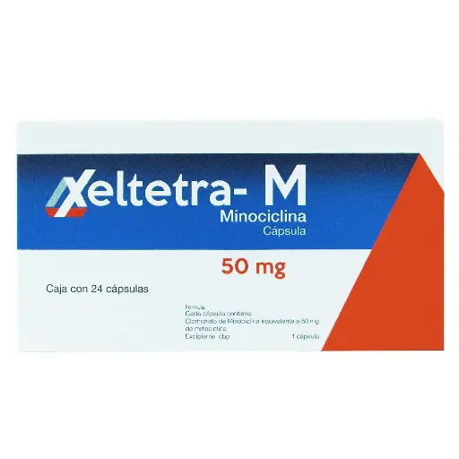 XELTETRA-M 50MG CAPSULAS CON 24