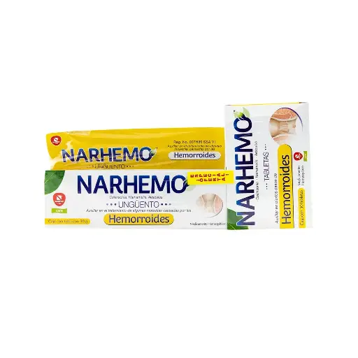 NARHEMO UNG 30G + NARHEMO TABLETAS CON 30