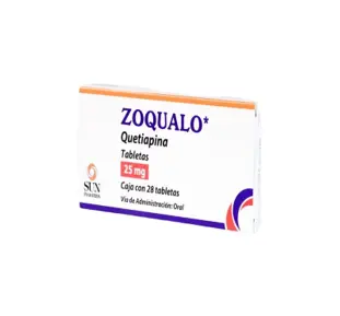 ZOQUALO 25MG TABLETAS CON 28