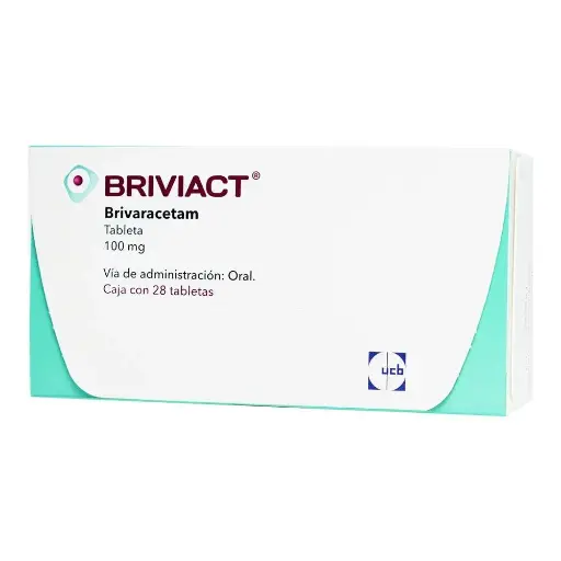 BRIVIACT 100MG TABLETAS CON 28