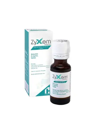 ZYXEM SOLUCION 5MG/ML GOTAS 20ML