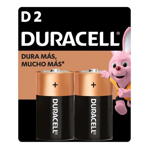 PILA DURACELL D CON 2