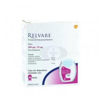 RELVARE 200/25MCG INHAL DOSIS 30