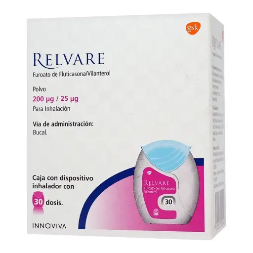 RELVARE 200/25MCG INHAL DOSIS 30