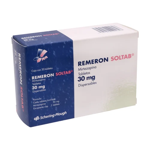 REMERON SOLTAB 30MG TABLETAS CON 30