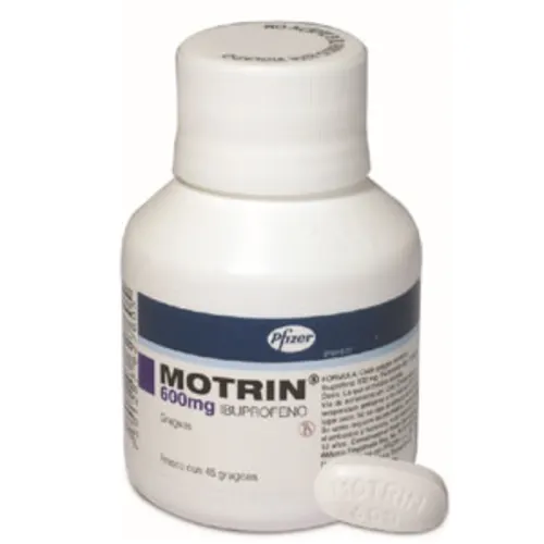 MOTRIN 600MG GRAGEAS CON 45