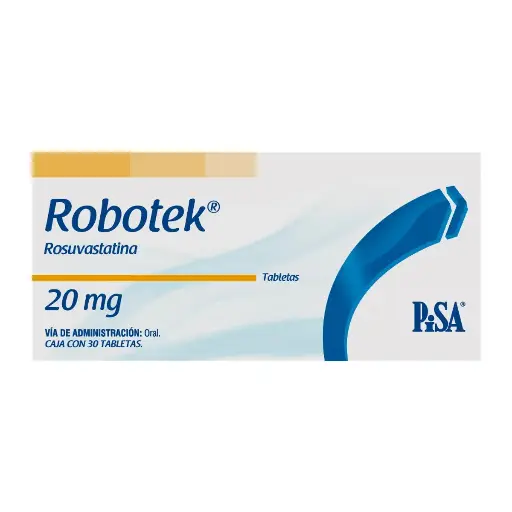 ROBOTEK 20MG TABLETAS CON 30