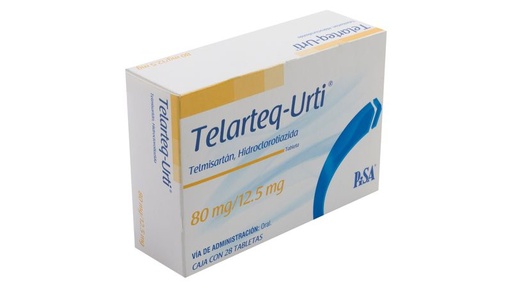 TELARTEQ-URTI 80/12.5MG TABLETAS CON 28