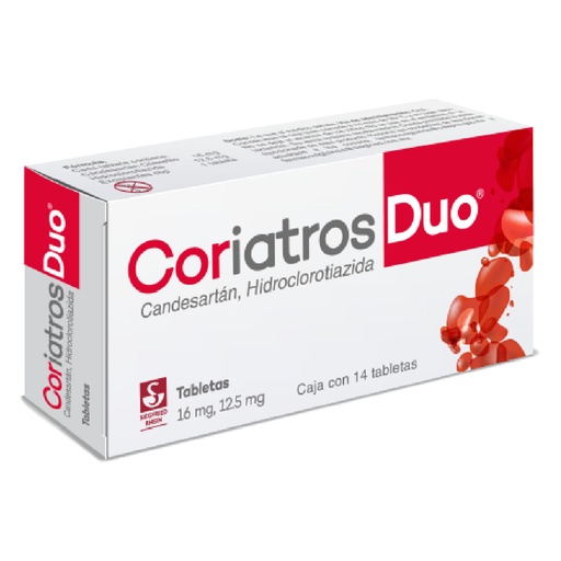 CORIATROS DUO 16/12.5MG TABLETAS CON 14