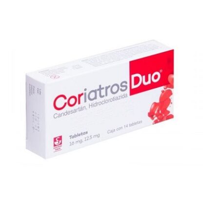 CORIATROS DUO 16/12.5MG TABLETAS CON 14