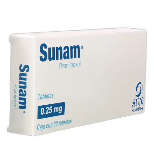 SUNAM 0.25MG TABLETAS CON 30