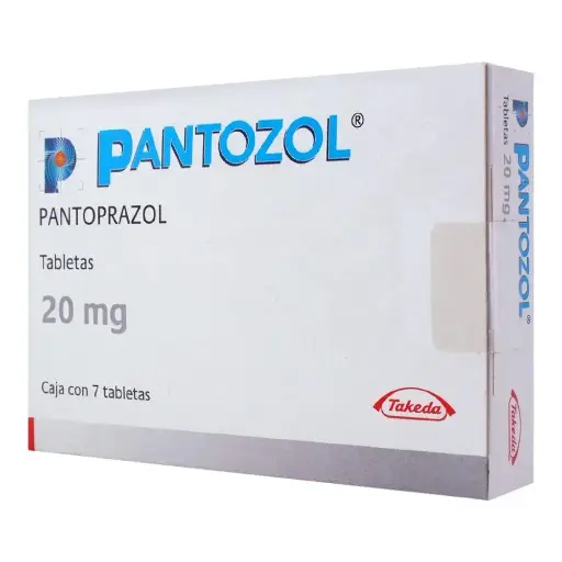 PANTOZOL 20MG TABLETAS CON 7